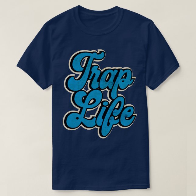 Camiseta Blue Trap Music Trap Life (Frente do Design)