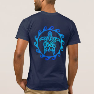 Camiseta Blue Tribal Turtle Sun