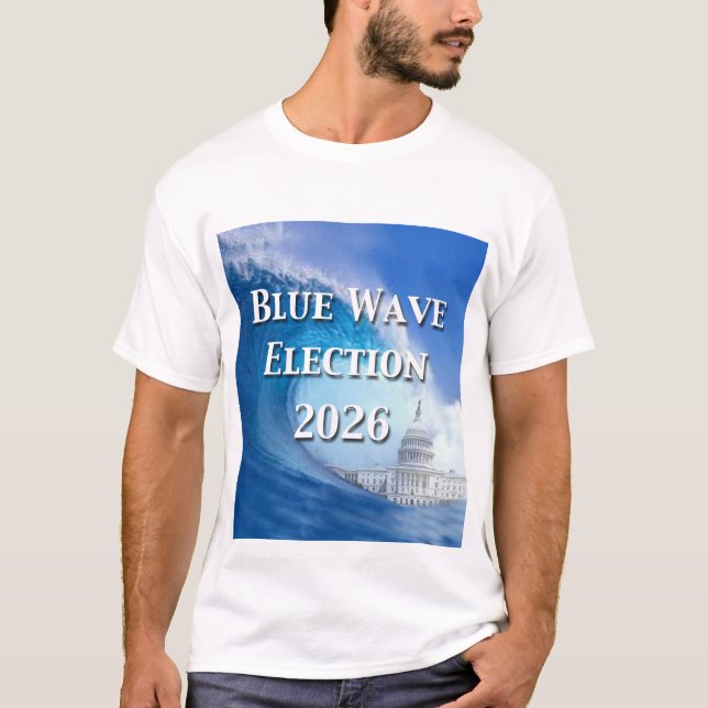 Camiseta Blue Wave Election 2026 (Frente)