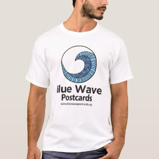 Camiseta Blue Wave Postcards - Men's Basic T-Shirt