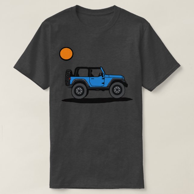 Camiseta Blue Wrangler com Sun (Frente do Design)