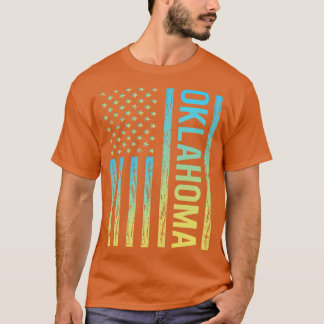 Camiseta Blue Yellow Flag Oklahoma