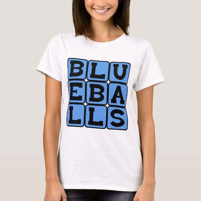 Camiseta Blueballs, Bolas Azuis (Frente)