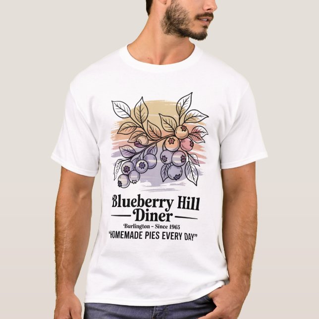Camiseta Blueberry Hill Diner (Frente)