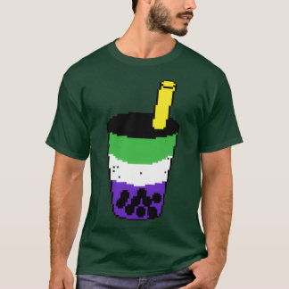 Camiseta Blueberry Matcha Latte com Tapioca