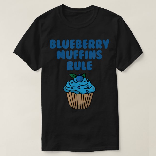 Camiseta Blueberry Muffins Cute Blueberries Eater Berry Lov (Frente do Design)