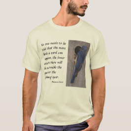 Camiseta Bluebird, amigo do jardineiro