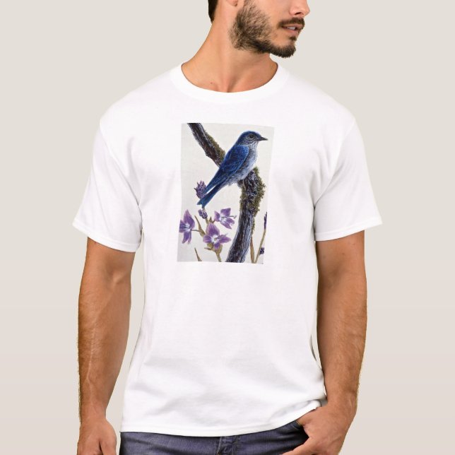 Camiseta Bluebird da montanha (Frente)