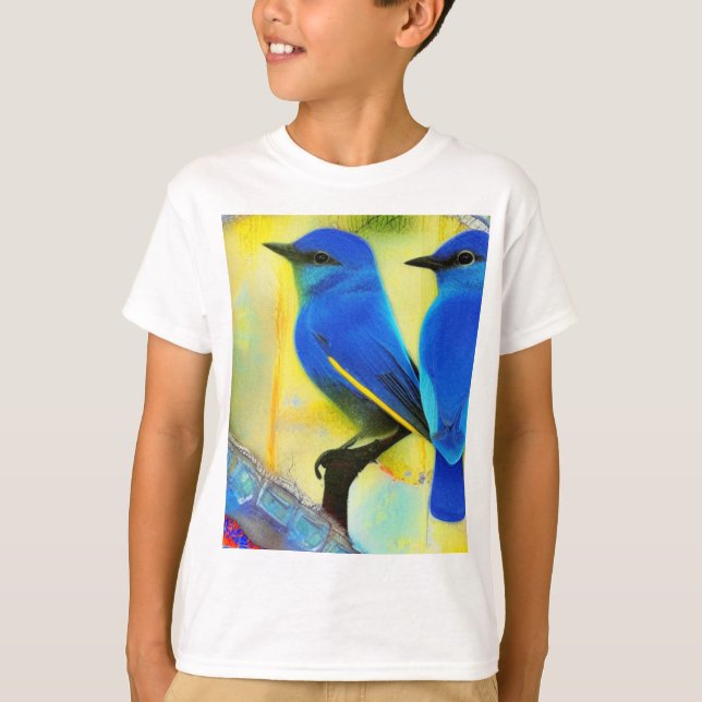 Camiseta Bluebird of Happy T-Shirt (Frente)