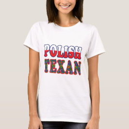Camiseta Bluebonnets de texto polonês