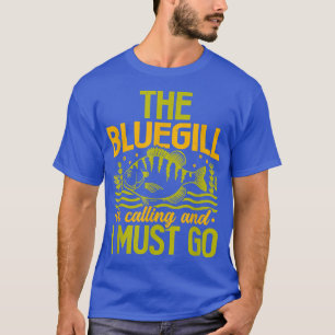 Camiseta Bluegill Chama Peixe-Água fresca-do-sol 