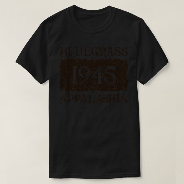 Camiseta Bluegrass 1945 Vintage (Frente do Design)