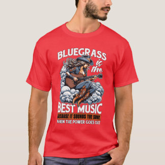 Camiseta Bluegrass Ishe Best Music ama Country Music boy