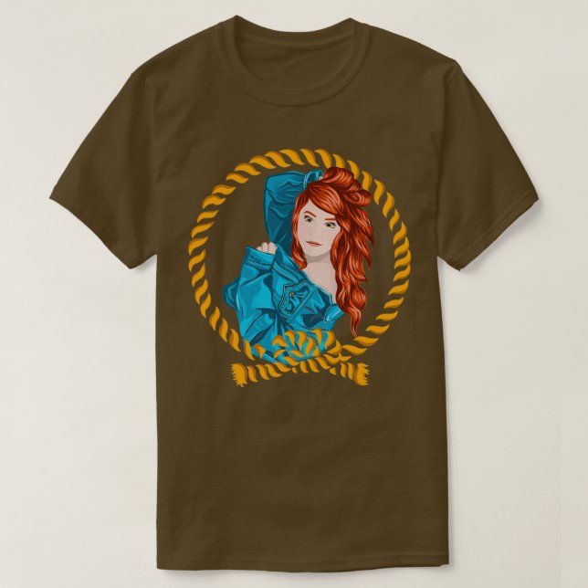 Camiseta Bluejacket Redhead (Frente do Design)