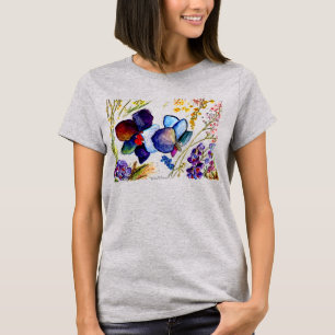 Camiseta BlueOrchids37 com dois lados