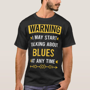 Camiseta Blues de aviso