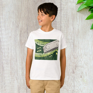 Camiseta Blues de Harmônica e Música Folk