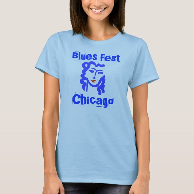 Camiseta Blues Fest, Chicago (Frente)