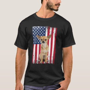 Camiseta Bluetick Coonhound 4 De Julho Americano Flag Dog