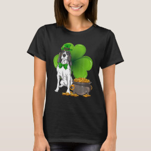 Camiseta Bluetick Coonhound Santo Irlandês Leprechaun