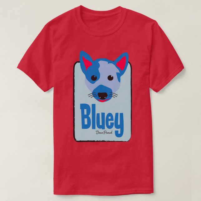 Camiseta Bluey  (Frente do Design)