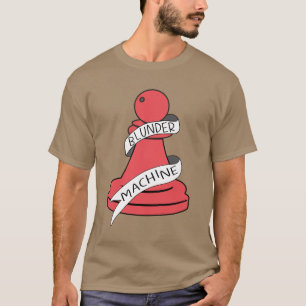Camiseta Blunder Machine Chess Engraçado