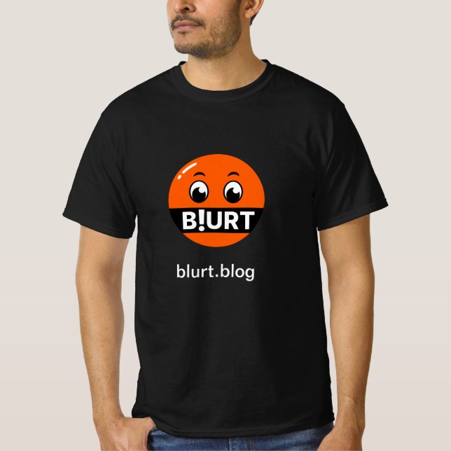 Camiseta Blurt.blog Basic Dark T-Shirt (Frente)