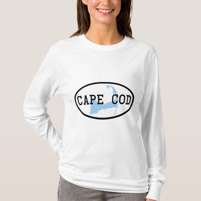 Camiseta Blusa de Moletom Feminina Cape Cod (Frente)