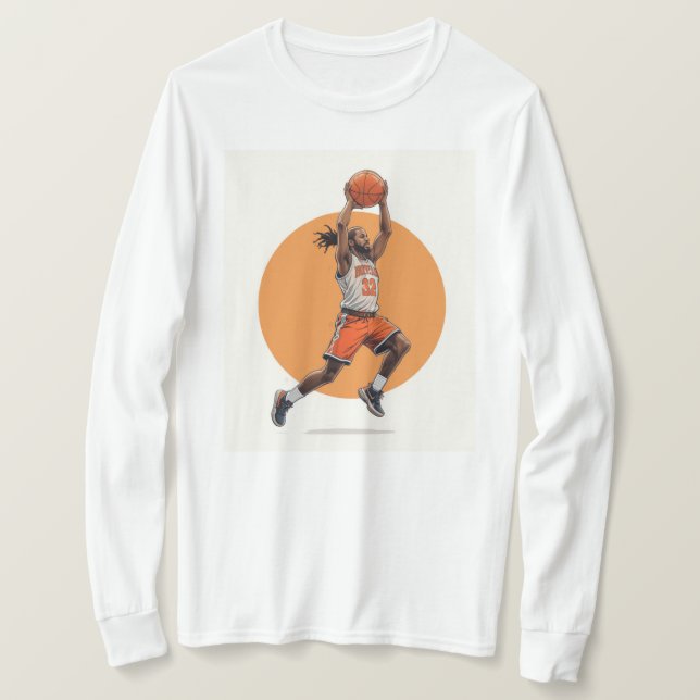 Camiseta blusa feminina basket  (Frente do Design)