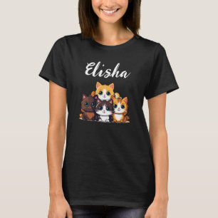 Camiseta Blusa Personalizada para Amantes de Gatos