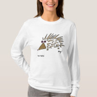 Blusão com Capuz Feminino Abstract Hedgehog