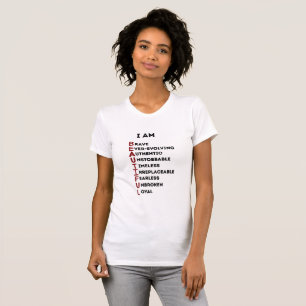CAMISETA BLUSAS BRANCAS FEMININAS AJUSTADAS MOTIVACIONAIS,