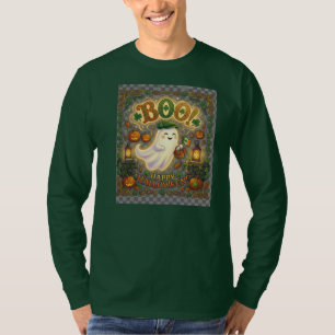 Camiseta Blusas de Halloween do Fantasma Irlandês Cute Celt
