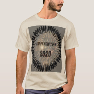 Camiseta Blusas, T-Shirts, Homens, Meninos, Ano Novo 2020