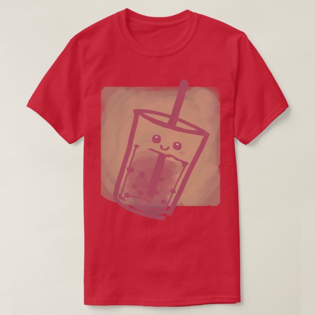 Camiseta Blushing Boba (Frente do Design)
