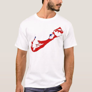 Camiseta BM do mapa de Bermuda