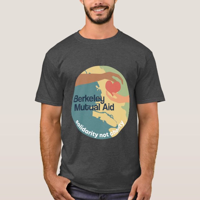 Camiseta BMA Solidariedade não caridade Unisex T-Shirt (Cin (Frente)