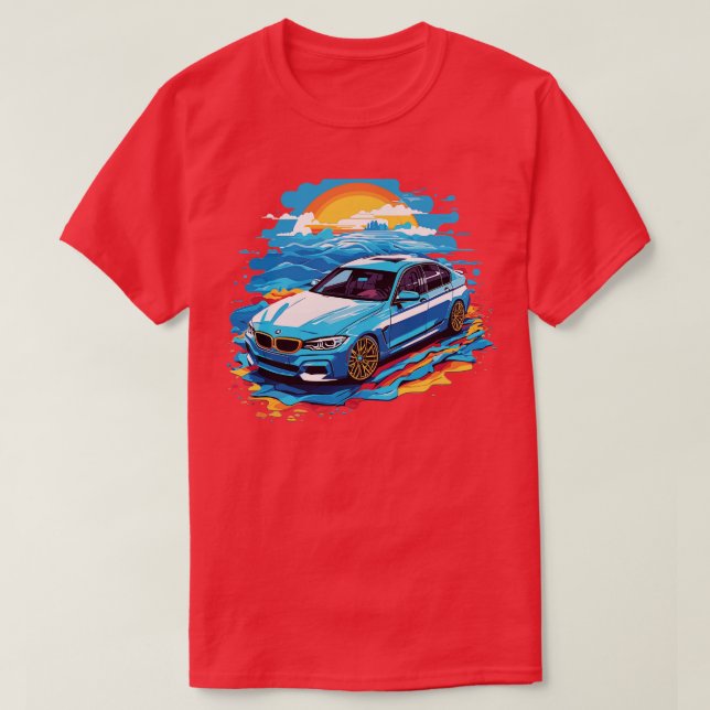 Camiseta BMW Azul (Frente do Design)