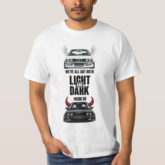 Camiseta BMW E30 Leve e Escuro (Frente)