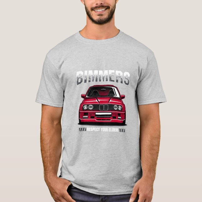 Camiseta BMW E30 "Respect Your Elders" – La Fuerza (Frente)
