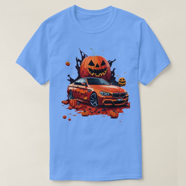 Camiseta Bmw Halloween Pumpkins (Frente do Design)