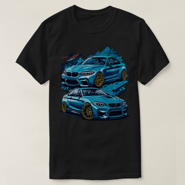 Camiseta BMW M3 - desenho animado (Frente do Design)