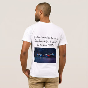 Camiseta BMW personalizada manga curta