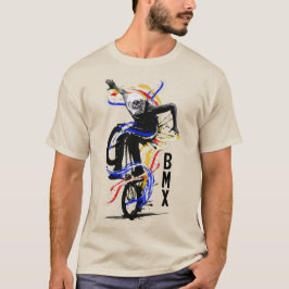 Camiseta Bmx Antiga Escola - Camisa-T Da Bmx Bike Flatland
