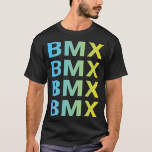 Camiseta BMX Azul Amarelo