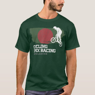 Camiseta BMX Bike Bangladesh Flag Biking Cycling Racing BMX