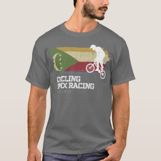 Camiseta BMX Bike Comoros Flag Biking Racing BMX 2
