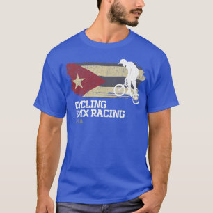 Camiseta BMX Bike Cuba Flag Biking Cycling Racing BMX 267