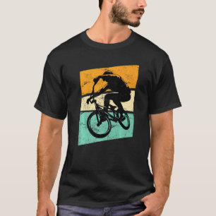 Camiseta Bmx Bike Cyclist Bicycle Wheel Retro