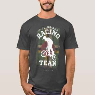 Camiseta BMX Bike Dominica Flag Biking Cycling Racing BMX32